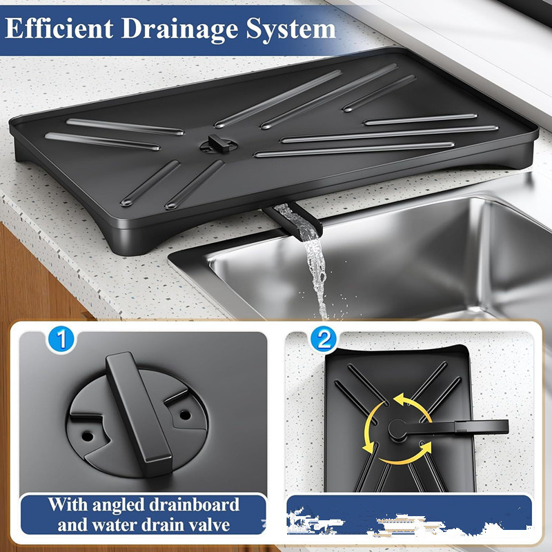 Sink Dish Drain Rack