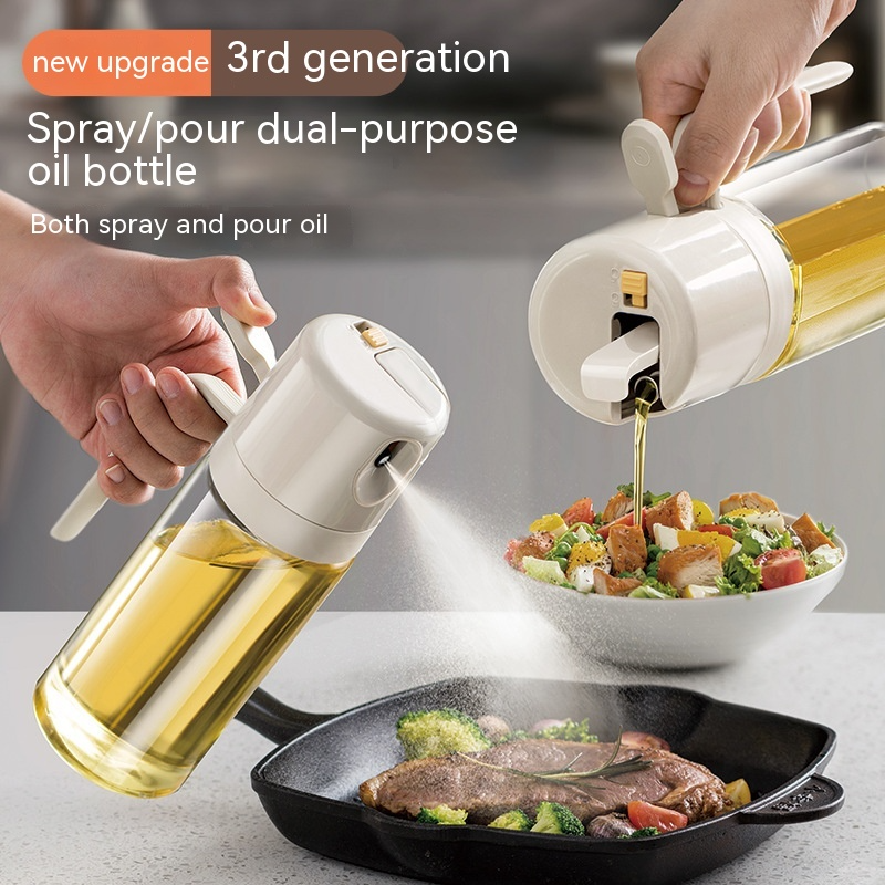 2-in-1 Oil Spray Bottle & Dispenser