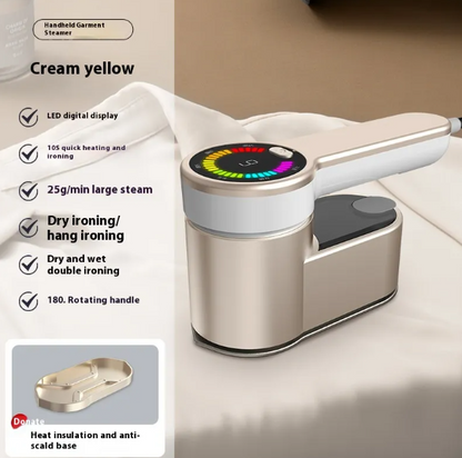 Rotating Handheld Wet/Dry Garment Steamer