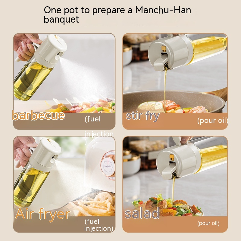 2-in-1 Oil Spray Bottle & Dispenser